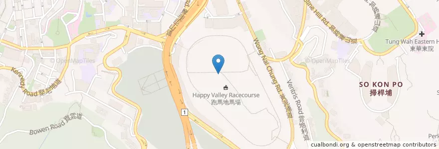 Mapa de ubicacion de душ на стадионе (6:00-22:00) en 中国, 广东省, 香港 Hong Kong, 香港島 Hong Kong Island, 新界 New Territories, 灣仔區 Wan Chai District.