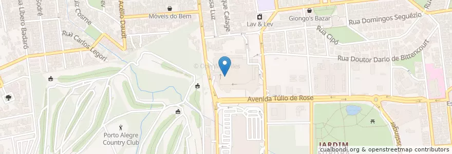 Mapa de ubicacion de Tartoni Ristorante en Brazil, Jižní Region, Rio Grande Do Sul, Região Metropolitana De Porto Alegre, Região Geográfica Intermediária De Porto Alegre, Região Geográfica Imediata De Porto Alegre, Porto Alegre.