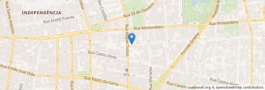 Mapa de ubicacion de House Café Bistro en 브라질, 남부지방, 히우그란지두술, Região Metropolitana De Porto Alegre, Região Geográfica Intermediária De Porto Alegre, Região Geográfica Imediata De Porto Alegre, 포르투알레그리.