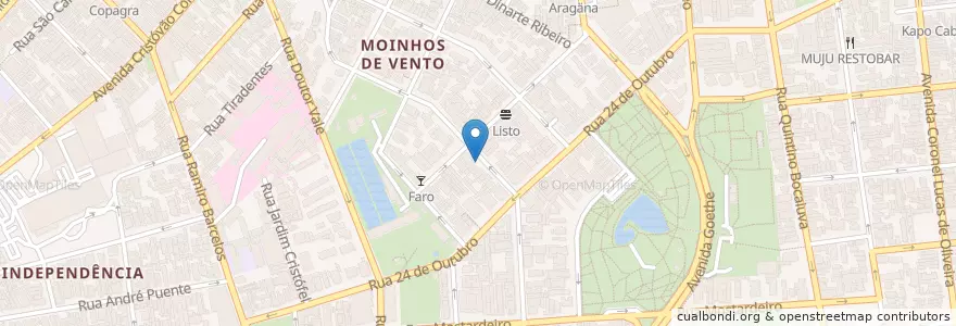 Mapa de ubicacion de 20BARRA9 Carniceria Bar Porto Alegre en 브라질, 남부지방, 히우그란지두술, Região Metropolitana De Porto Alegre, Região Geográfica Intermediária De Porto Alegre, Região Geográfica Imediata De Porto Alegre, 포르투알레그리.