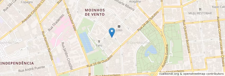Mapa de ubicacion de Urban Farmcy en 브라질, 남부지방, 히우그란지두술, Região Metropolitana De Porto Alegre, Região Geográfica Intermediária De Porto Alegre, Região Geográfica Imediata De Porto Alegre, 포르투알레그리.