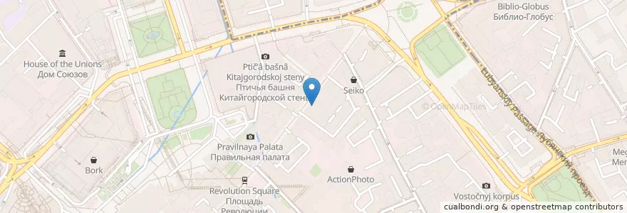 Mapa de ubicacion de Ave-Luxury en Russia, Distretto Federale Centrale, Москва, Центральный Административный Округ, Тверской Район.