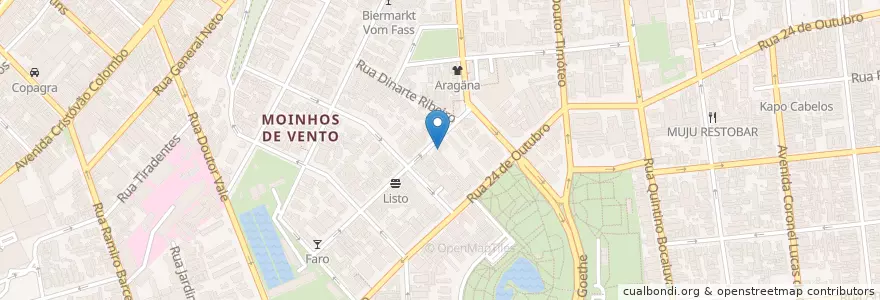 Mapa de ubicacion de MaltStore en Бразилия, Южный Регион, Риу-Гранди-Ду-Сул, Região Metropolitana De Porto Alegre, Região Geográfica Intermediária De Porto Alegre, Região Geográfica Imediata De Porto Alegre, Порту-Алегри.