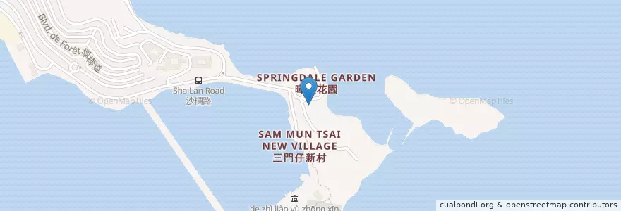 Mapa de ubicacion de 皇朝漁苑 Royal China Aqua Garden en Cina, Hong Kong, Guangdong, Nuovi Territori, 大埔區 Tai Po District.