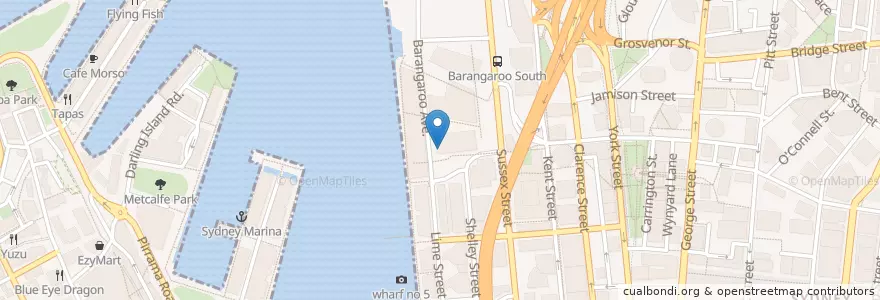 Mapa de ubicacion de Corso Brio en 澳大利亚, 新南威尔士州, Sydney.