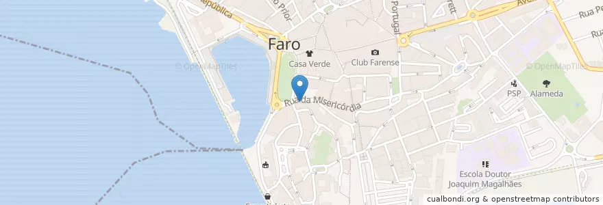 Mapa de ubicacion de Posto de Turismo en Portugal, Algarve, Algarve, Faro, Faro, Faro.