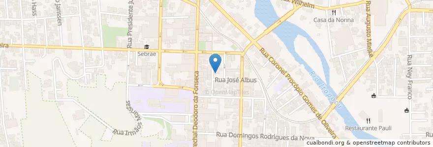 Mapa de ubicacion de Stage Pub en Brazilië, Regio Zuid, Santa Catarina, Região Geográfica Intermediária De Joinville, Microrregião De Joinville, Jaraguá Do Sul.