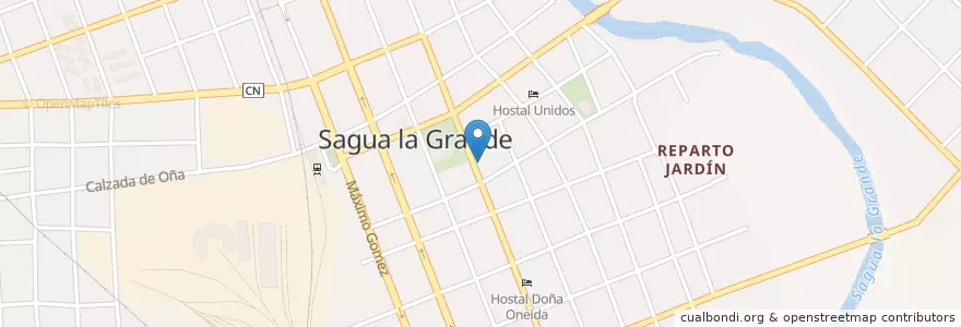 Mapa de ubicacion de Café Rayliz en 쿠바, Villa Clara, Sagua La Grande, Ciudad De Sagua La Grande.