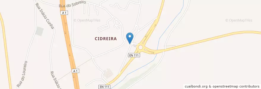 Mapa de ubicacion de Churrasqueira da Cidreira en Portekiz, Centro, Baixo Mondego, Coimbra, Coimbra, Antuzede E Vil De Matos.