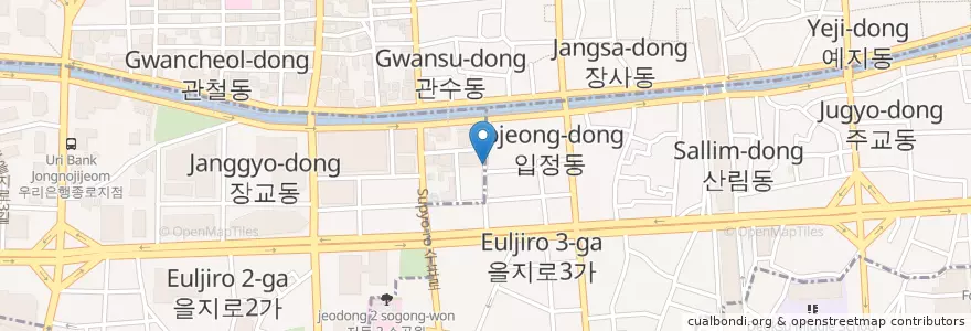 Mapa de ubicacion de 동원집 en Республика Корея, Сеул.
