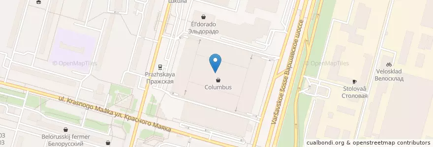 Mapa de ubicacion de Take and wake en Rússia, Distrito Federal Central, Москва, Южный Административный Округ, Chertanovo Tsentralnoye (Distrito).