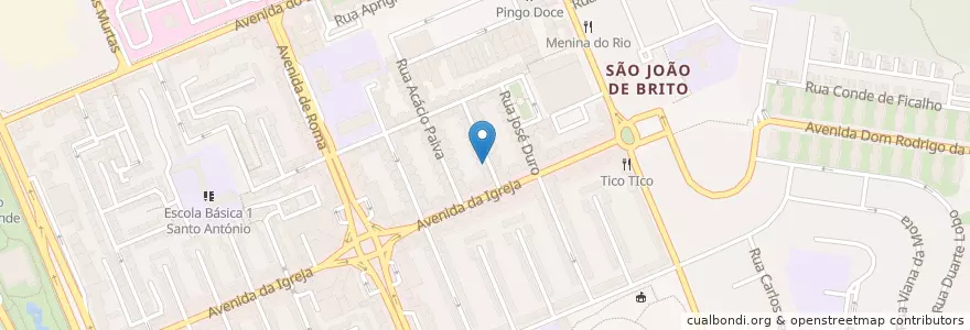 Mapa de ubicacion de Yokohama en پرتغال, Área Metropolitana De Lisboa, Lisboa, Grande Lisboa, لیسبون, Alvalade.