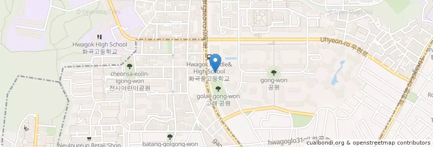 Mapa de ubicacion de Charmed by coffee en 韩国/南韓, 首尔, 江西区.