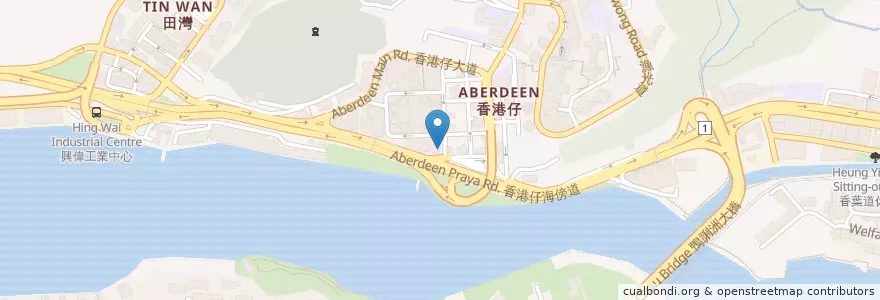 Mapa de ubicacion de 大家樂 Café de Coral en Китай, Гуандун, Гонконг, Гонконг, Новые Территории, 南區 Southern District.