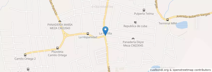 Mapa de ubicacion de Guapollón en Nicarágua, Departamento De Managua, Managua (Municipio).