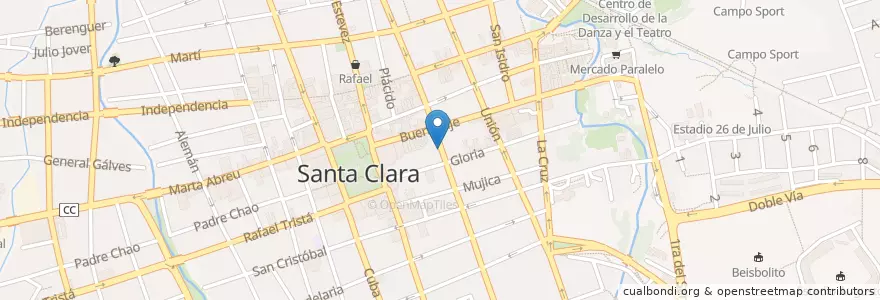 Mapa de ubicacion de El Pernilucho en كوبا, Villa Clara, Santa Clara, Ciudad De Santa Clara.