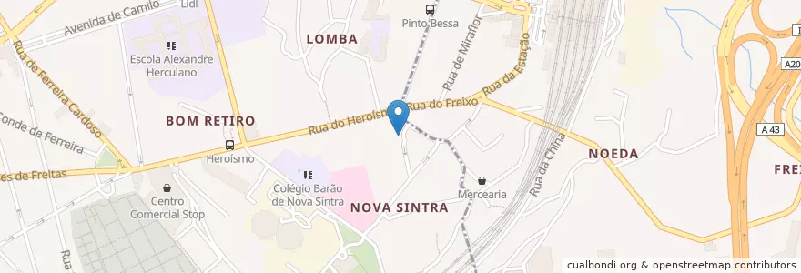 Mapa de ubicacion de Teatro do Ferro en Portugal, Norte, Área Metropolitana Do Porto, Porto, Porto, Bonfim.