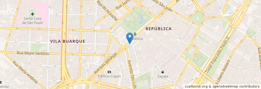 Mapa de ubicacion de Starbucks en Brasilien, Südosten, São Paulo, Região Geográfica Intermediária De São Paulo, Região Metropolitana De São Paulo, Região Imediata De São Paulo, São Paulo.