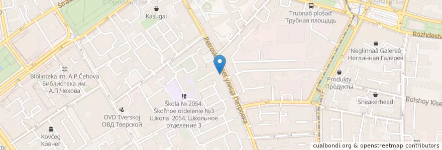 Mapa de ubicacion de StandUp Store en Rusland, Centraal Federaal District, Moskou, Центральный Административный Округ, Тверской Район.