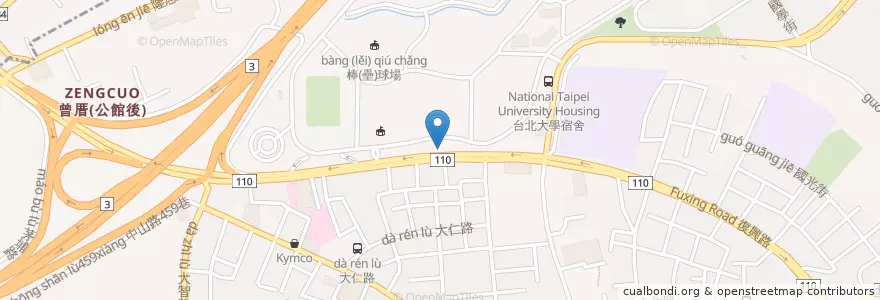 Mapa de ubicacion de 臺灣中油三鶯站 en Taiwan, New Taipei, Sanxia District.