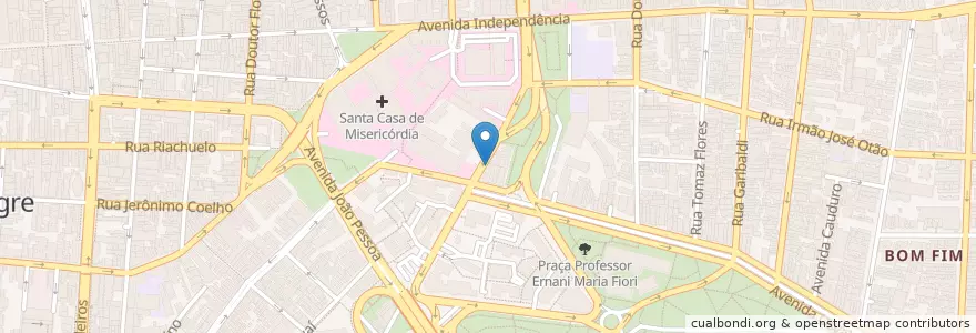 Mapa de ubicacion de COFFEEHOOD en برزیل, منطقه جنوب برزیل, ریو گرانده جنوبی, Região Metropolitana De Porto Alegre, Região Geográfica Intermediária De Porto Alegre, Região Geográfica Imediata De Porto Alegre, پورتو الگره.