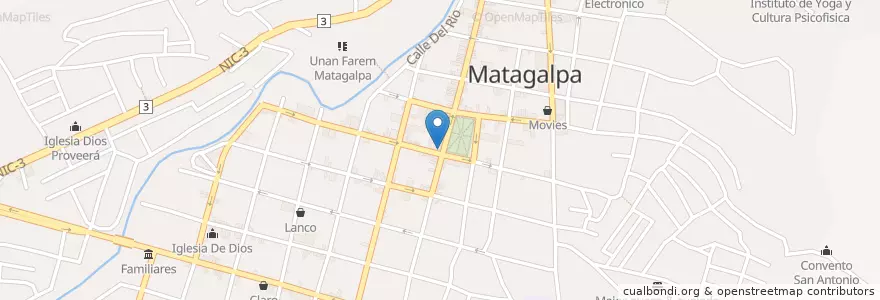 Mapa de ubicacion de Praga en Nicarágua, Matagalpa, Matagalpa (Municipio).