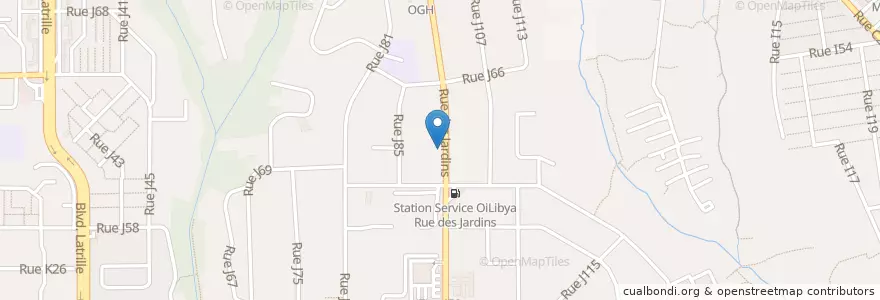 Mapa de ubicacion de Nem Plat Emporter en Costa De Marfil, Abiyán, Cocody.