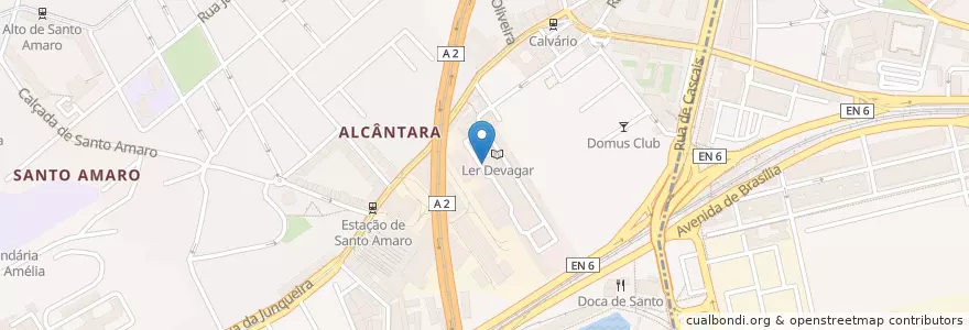 Mapa de ubicacion de MEZ CAIS LX en پرتغال, Área Metropolitana De Lisboa, Lisboa, Grande Lisboa, لیسبون, Alcântara.