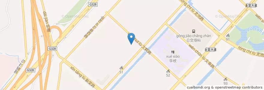 Mapa de ubicacion de 紫金农商银行 en 中国, 江蘇省, 南京市, 六合区.