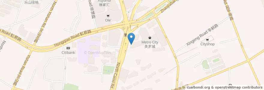 Mapa de ubicacion de 金牌小辉哥 en China, Shanghai, 徐汇区.