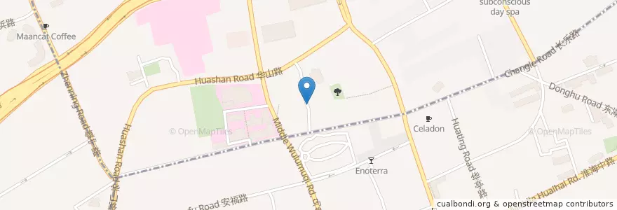 Mapa de ubicacion de Bella Napoli en China, Xangai.