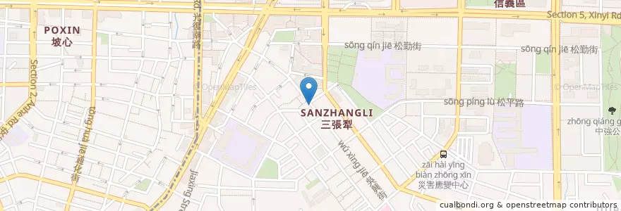 Mapa de ubicacion de 貳伍鐵板燒 en تایوان, 新北市, تایپه.