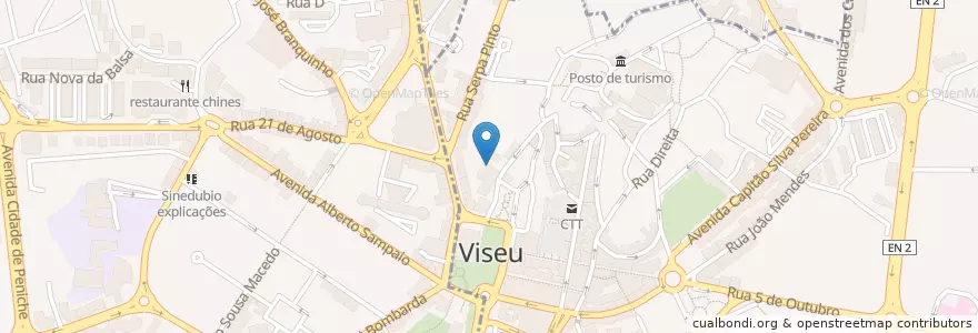 Mapa de ubicacion de Centro de Dia de Santa Maria en Portekiz, Centro, Viseu, Viseu Dão-Lafões, Viseu, União Das Freguesias De Viseu.