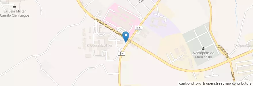 Mapa de ubicacion de Cafetería La Salida en Küba, Granma, Manzanillo, Ciudad De Manzanillo.