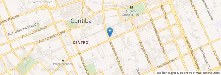 Mapa de ubicacion de Droga Raia en 브라질, 남부지방, 파라나, Região Geográfica Intermediária De Curitiba, Região Metropolitana De Curitiba, Microrregião De Curitiba, 쿠리치바.