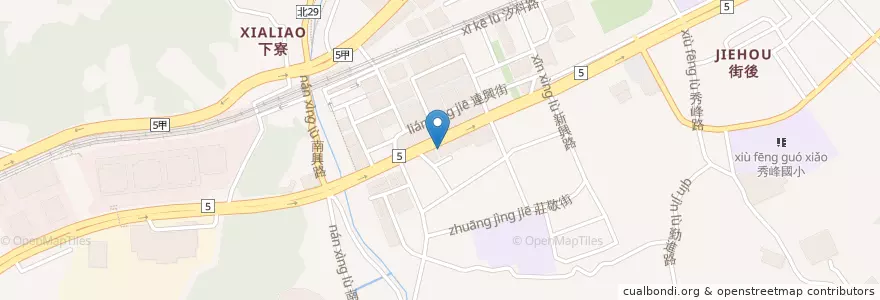 Mapa de ubicacion de 秀峰牙醫診所 en Taiwan, 新北市, 汐止區.
