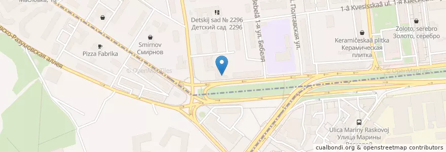 Mapa de ubicacion de Город Жажда en Rússia, Distrito Federal Central, Москва, Северный Административный Округ, Район Беговой, Район Аэропорт.