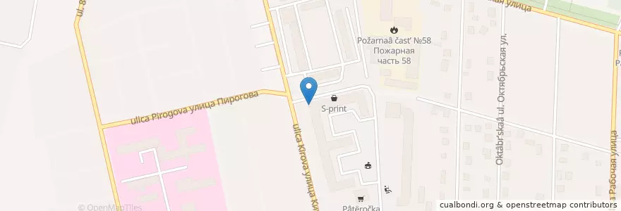 Mapa de ubicacion de CMD en Rusia, Центральный Федеральный Округ, Московская Область, Городской Округ Домодедово.