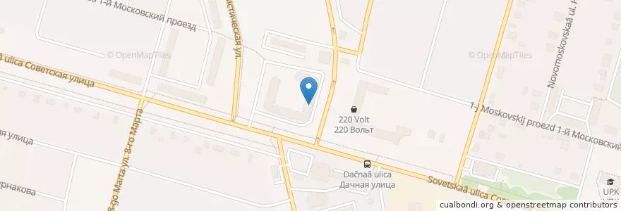 Mapa de ubicacion de РоссельхозБанк en Rusia, Центральный Федеральный Округ, Московская Область, Городской Округ Домодедово.
