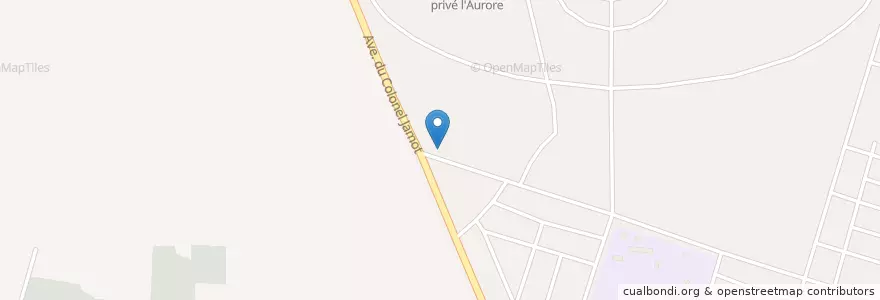 Mapa de ubicacion de Lounge en Burquina Faso, Hauts-Bassins, Houet.