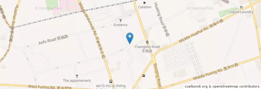 Mapa de ubicacion de Bitter en Çin, Şanghay.