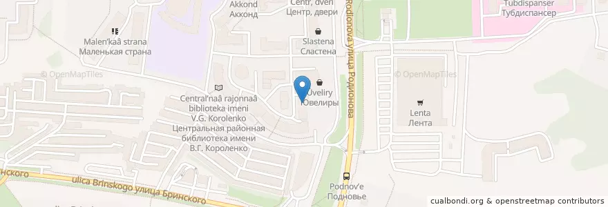 Mapa de ubicacion de Hypnotic Dance Studio en Russie, District Fédéral De La Volga, Oblast De Nijni Novgorod, Городской Округ Нижний Новгород.