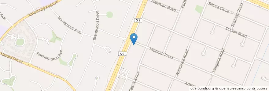 Mapa de ubicacion de Eastern Dental Group en استرالیا, Victoria, City Of Knox.