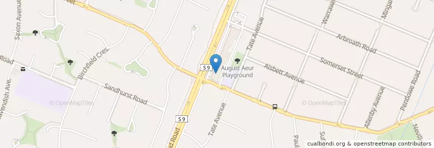 Mapa de ubicacion de Murasaki en Australia, Victoria, City Of Knox.