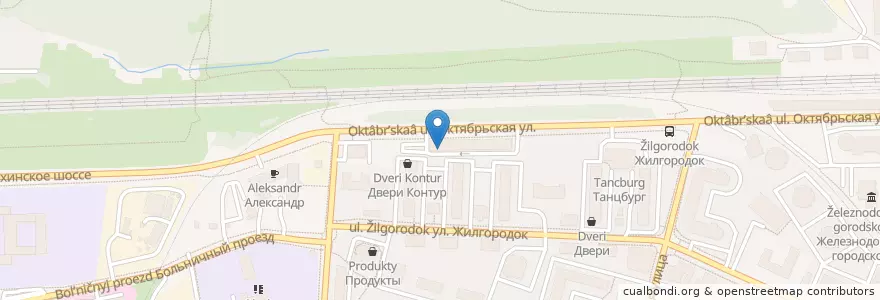 Mapa de ubicacion de Куприн en روسيا, Центральный Федеральный Округ, محافظة موسكو, Городской Округ Балашиха.