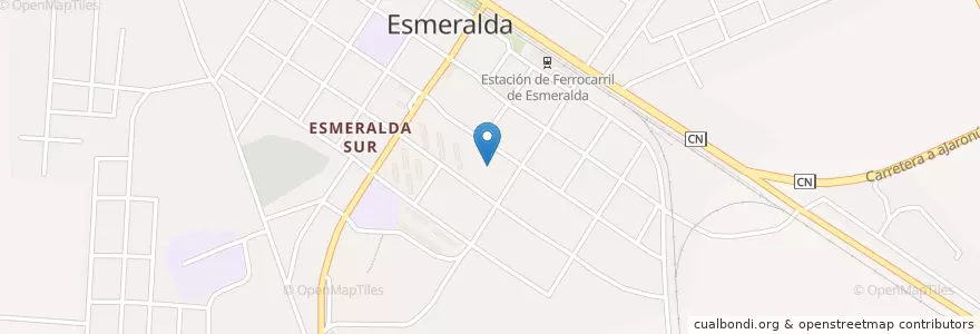 Mapa de ubicacion de Ayudante de Medicina Interna "Enrique" en Куба, Камагуэй, Esmeralda, Pueblo De Esmeralda.