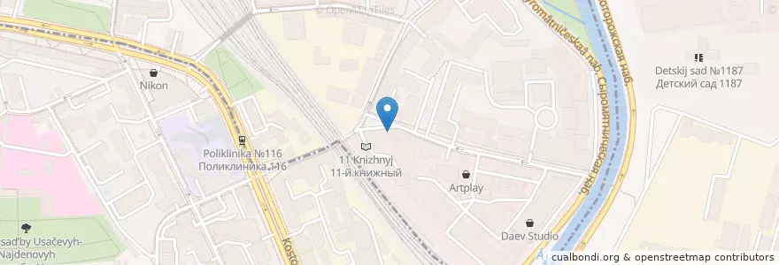 Mapa de ubicacion de Гоген en Russia, Distretto Federale Centrale, Москва, Центральный Административный Округ, Басманный Район.