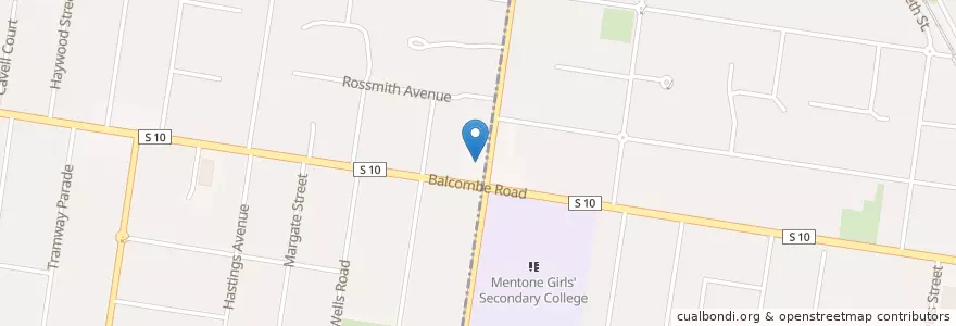 Mapa de ubicacion de madamviet en Australie, Victoria, City Of Kingston.