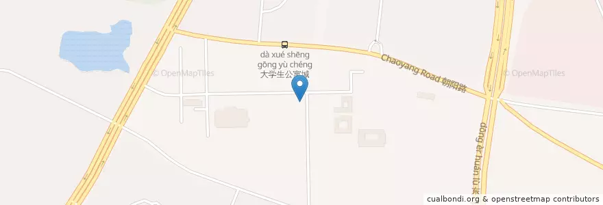 Mapa de ubicacion de China Post en China, Guangxi, Guilin, Qixing District.