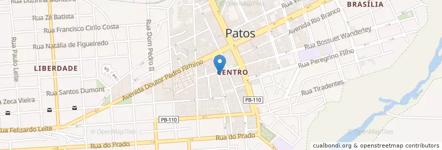 Mapa de ubicacion de Rede OrtoEstética en Brasile, Regione Nordest, Paraíba, Região Metropolitana De Patos, Região Geográfica Intermediária De Patos, Região Geográfica Imediata De Patos, Patos.